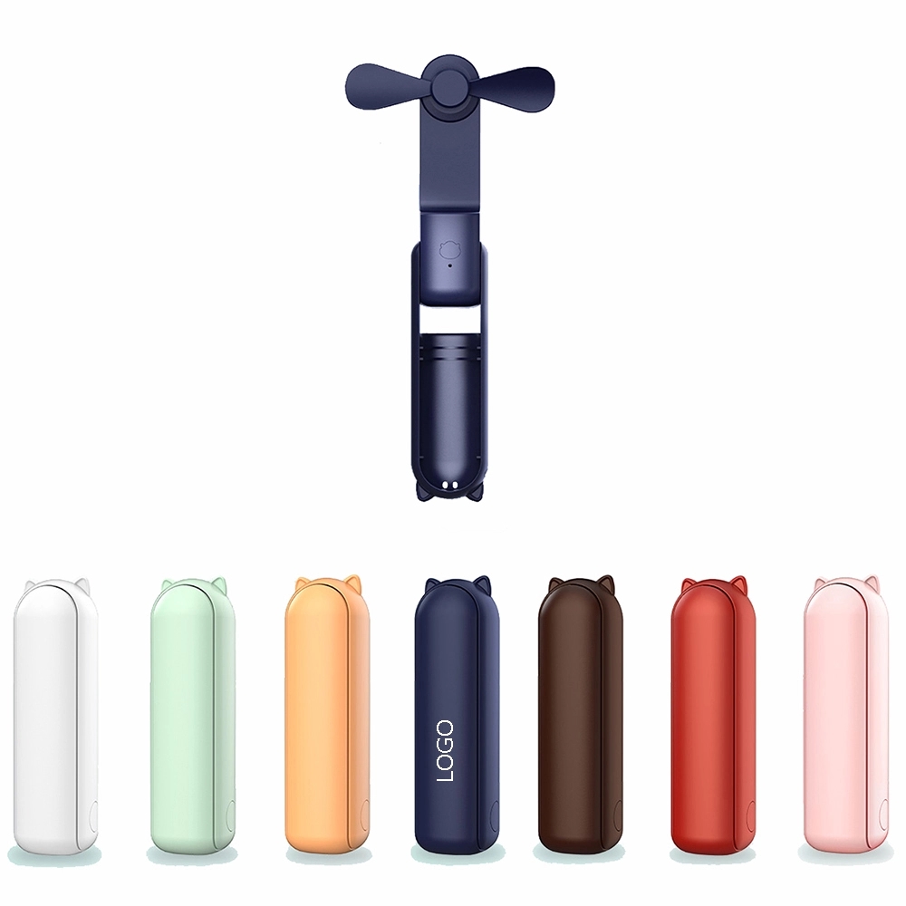 2 in 1 Travel Power Bank and Handheld Mini Fan