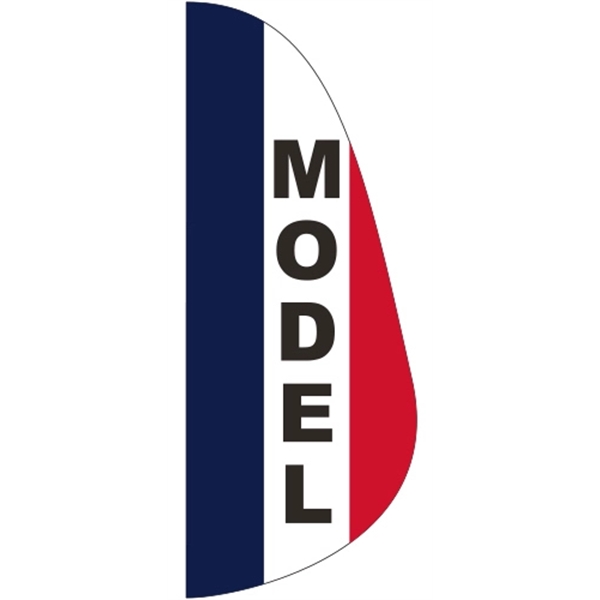 3' x 8' Message Feather Flag - Model