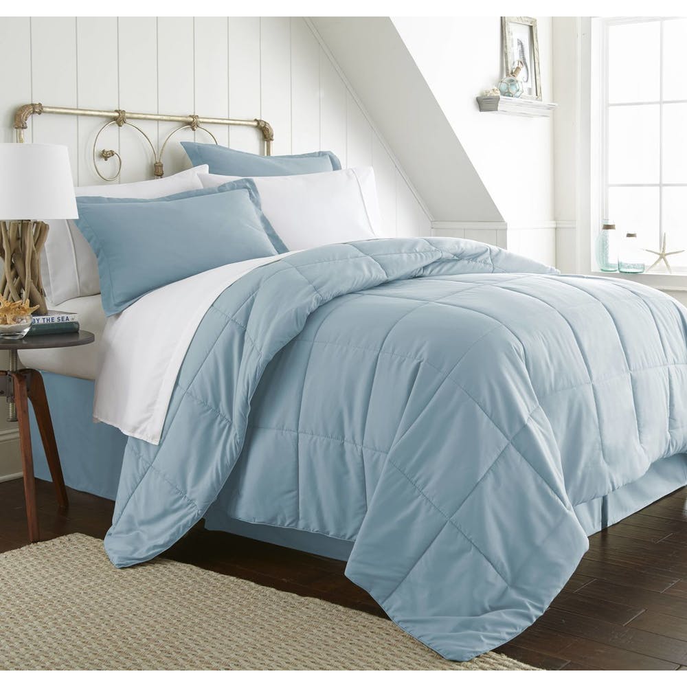 Bedding in a Bag - Aqua Queen 8 Piece 3