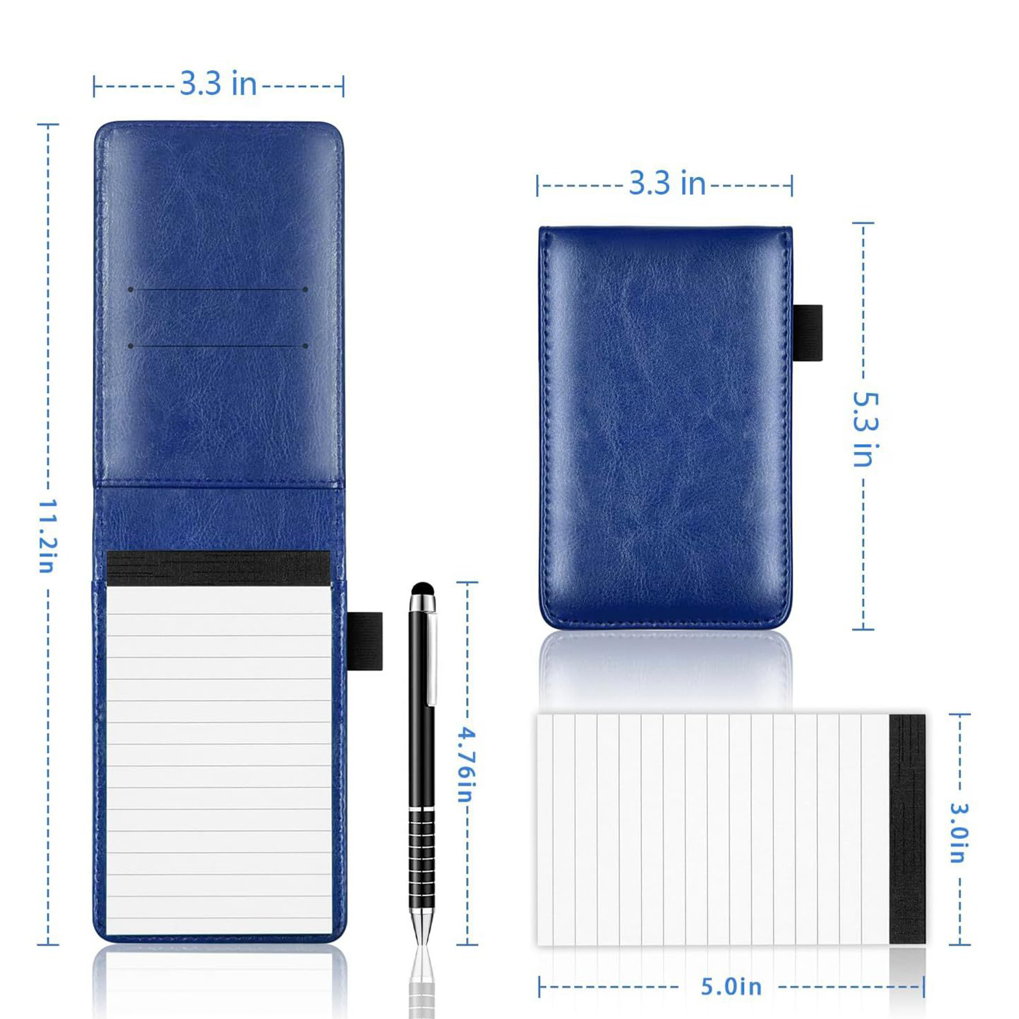 Custom Jotter Notepad With Pen Pocket Notebook 11