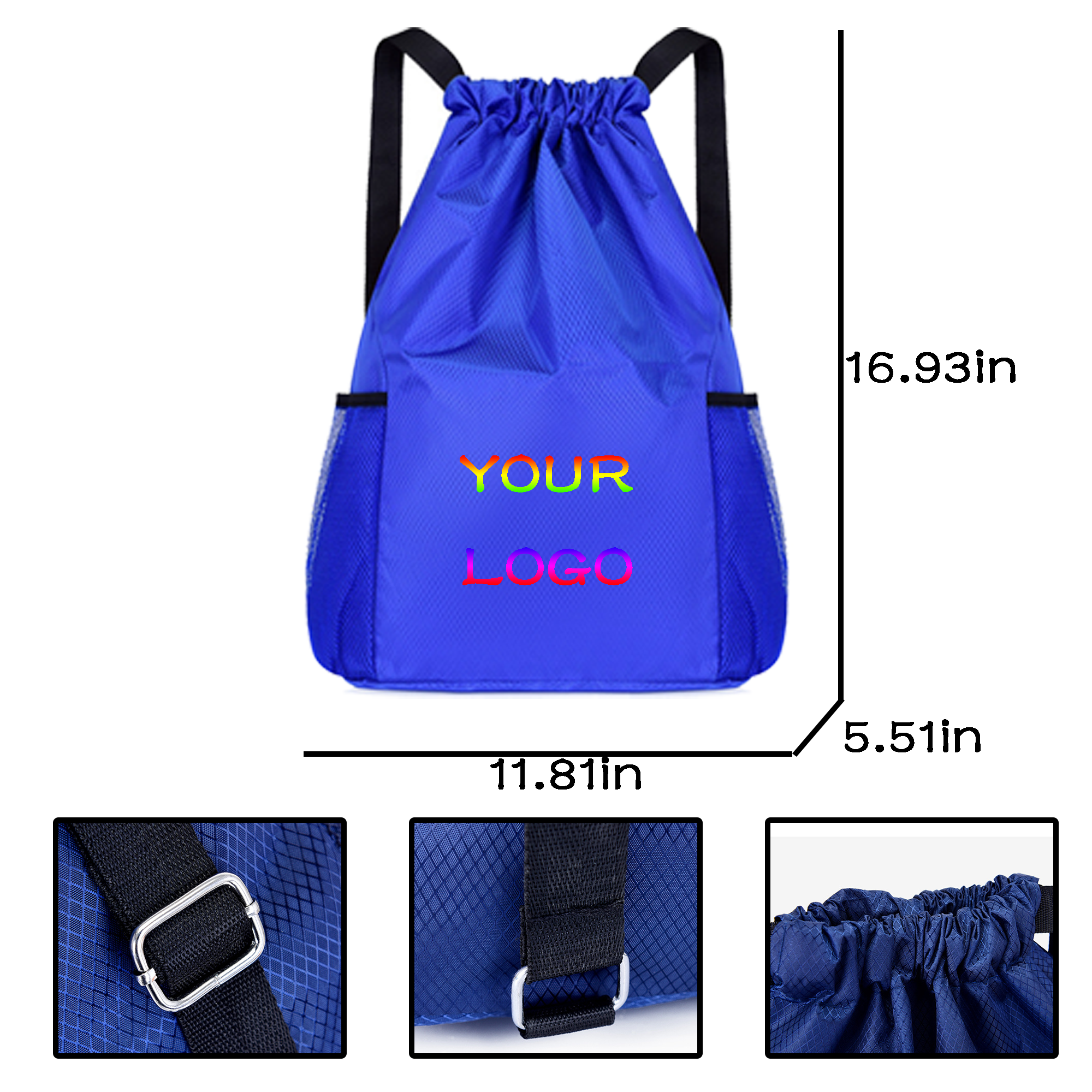 MOQ 10 PCS Custom Drawstring Bag 5