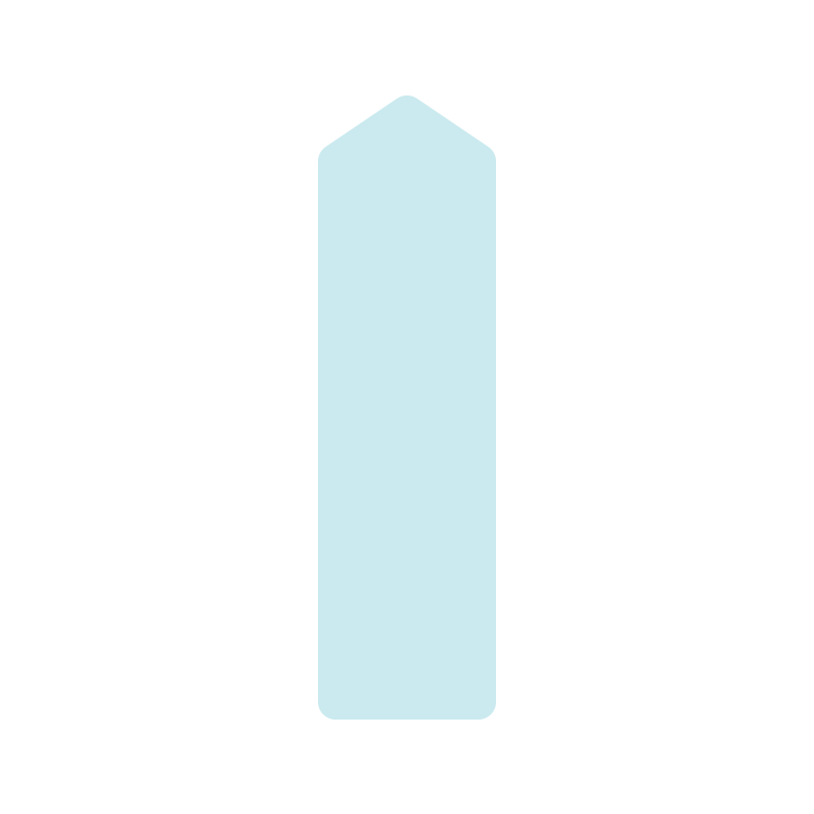 Cardstock Bookmark Stock Shape 24 pt - White 107