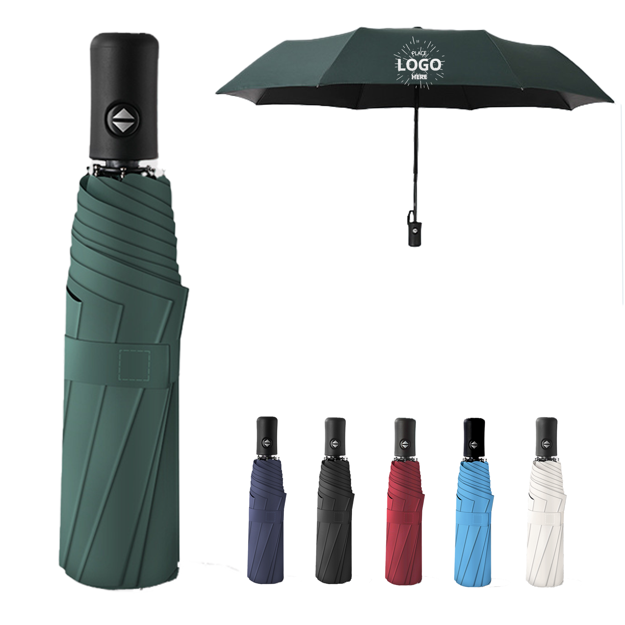 Black Plastic Umbrella 5
