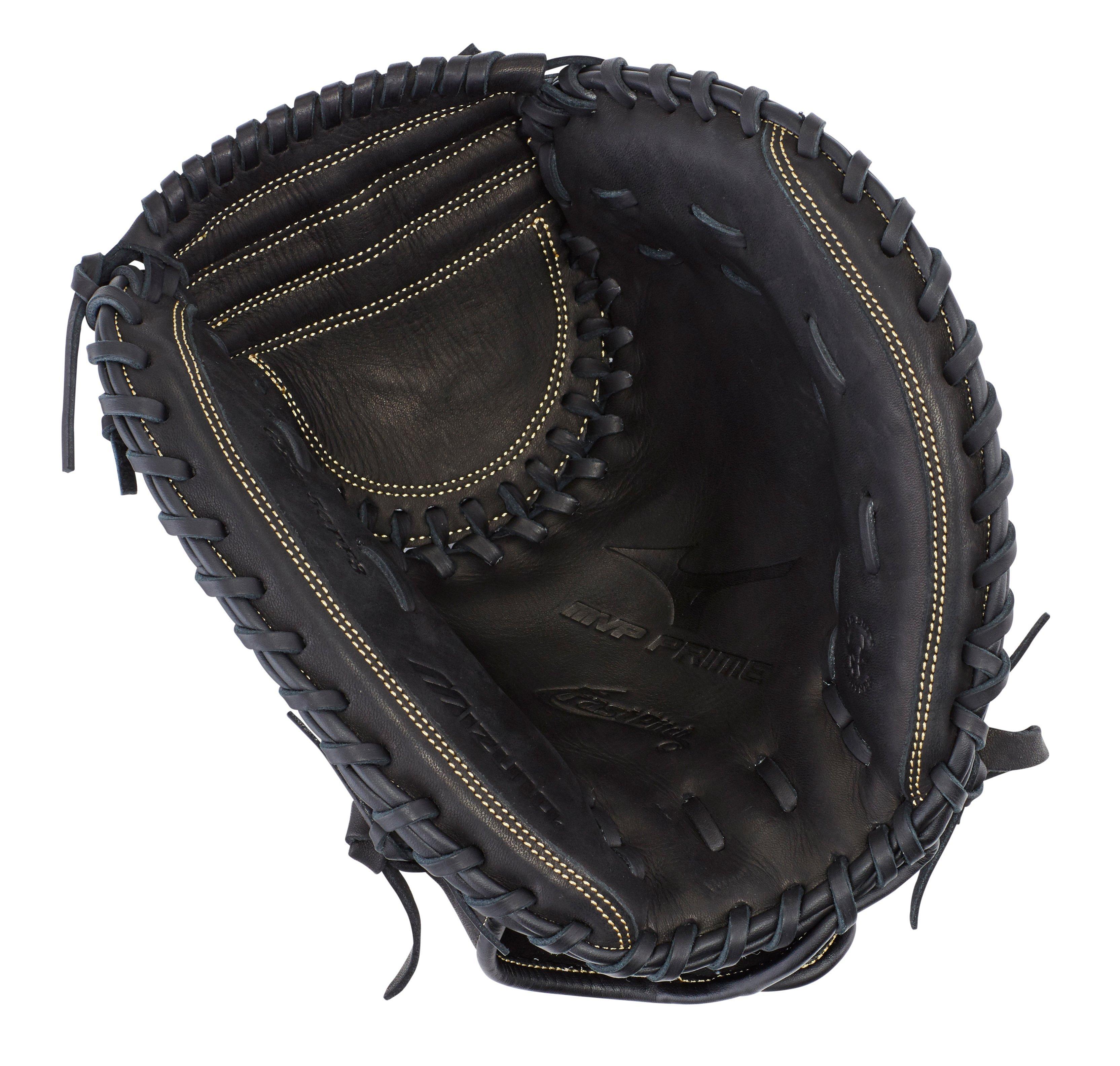 MVP Prime Fastpitch Softball Catcher's Mitt 34", BioSoft Leather, Center Pocket Design 9