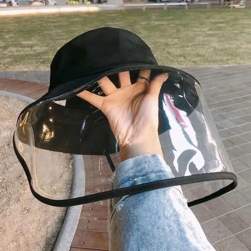 Outdoor Protective Face Shield Hat w
