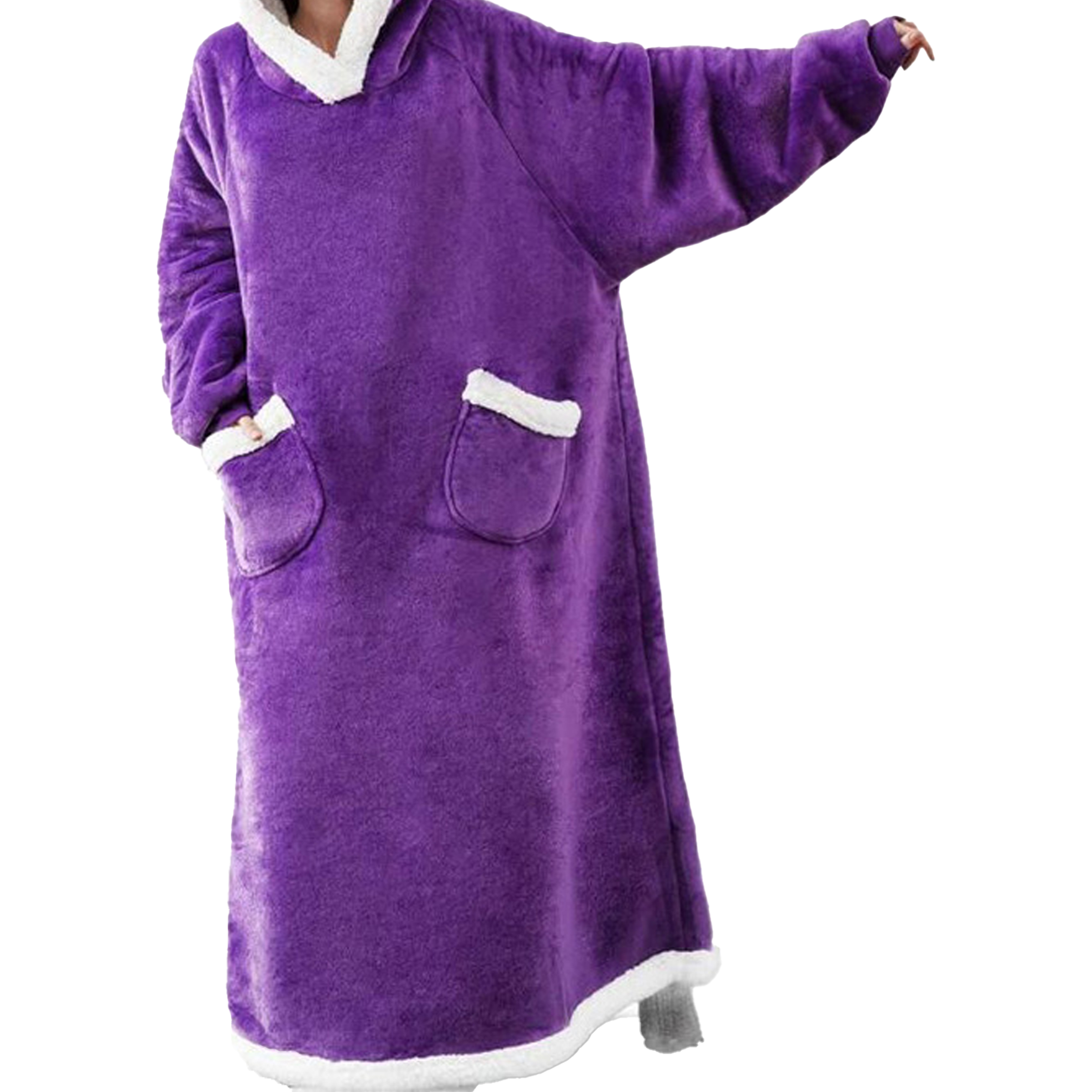 Polyester Winter Extended And Thickened Lazy Blanket 21