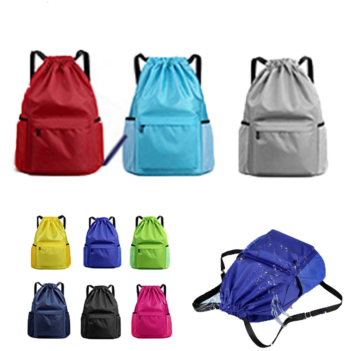 Dry And Wet Separation Drawstring Bag 3