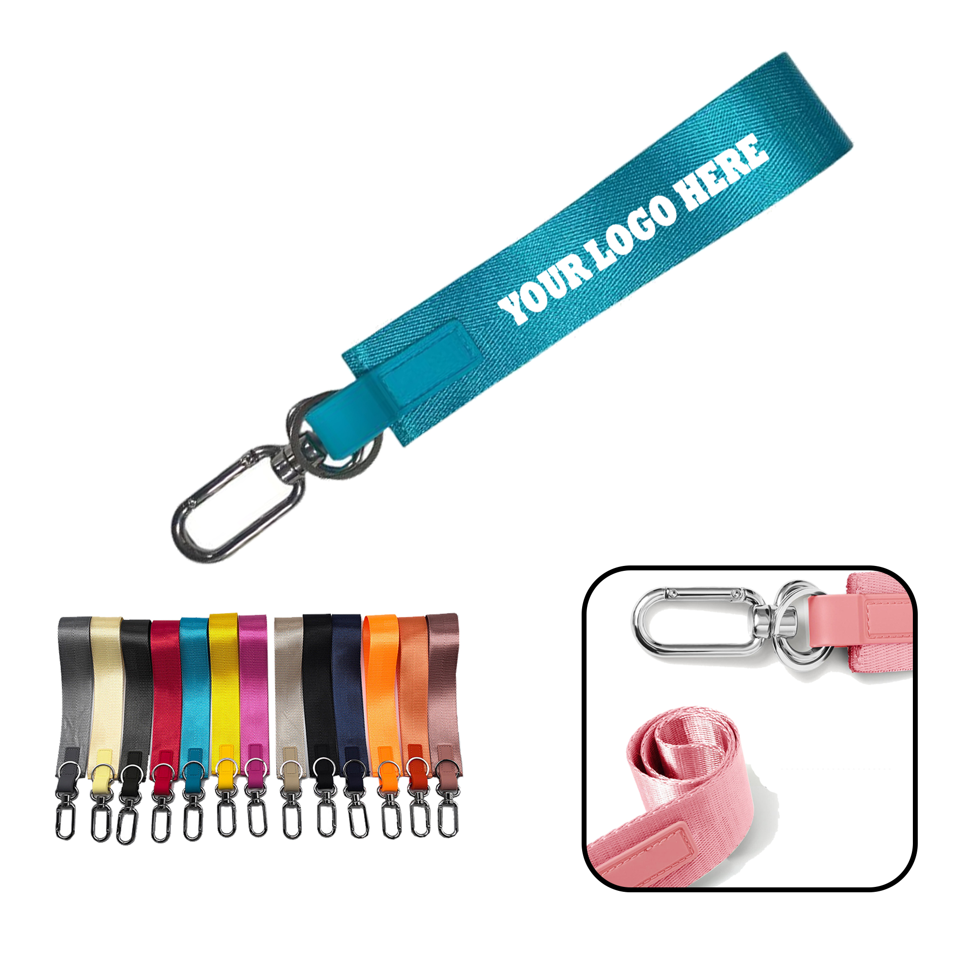 MOQ 20 PCS Custom Wrist Lanyard 4