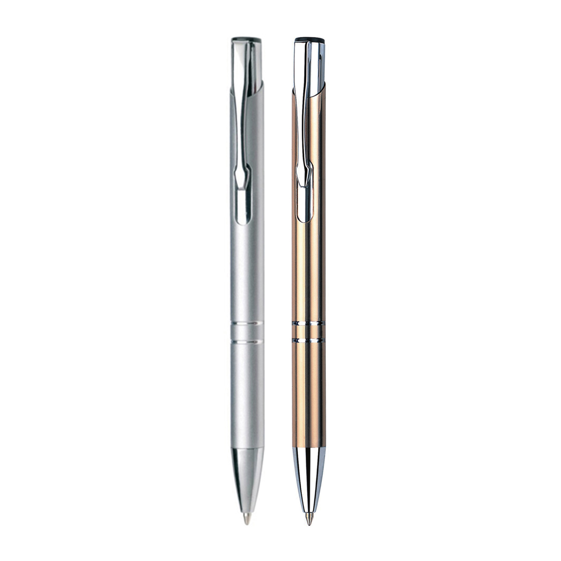 Double Ring Metal Pen, Ballpoint Pen- Close out 12