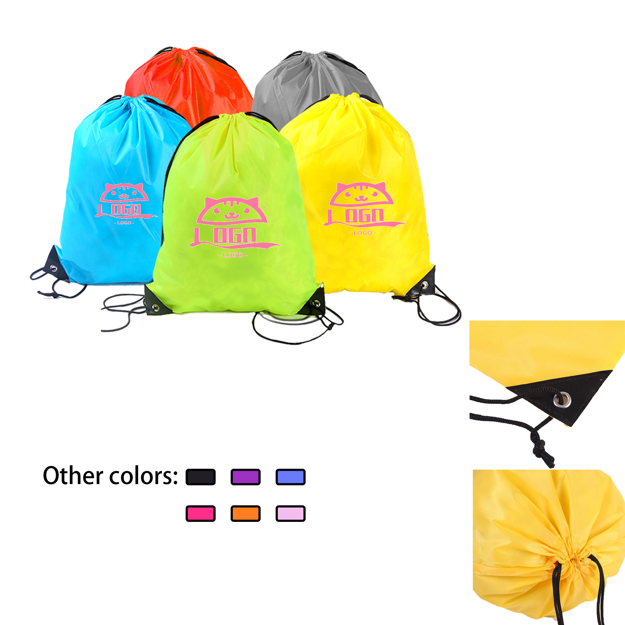 Polyester Cinch Bag 3