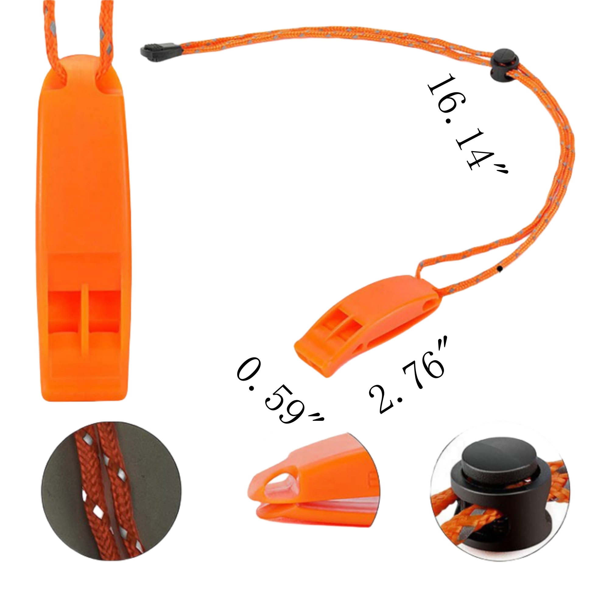 Shrill Loud Safety Whistle With Adjustable 11