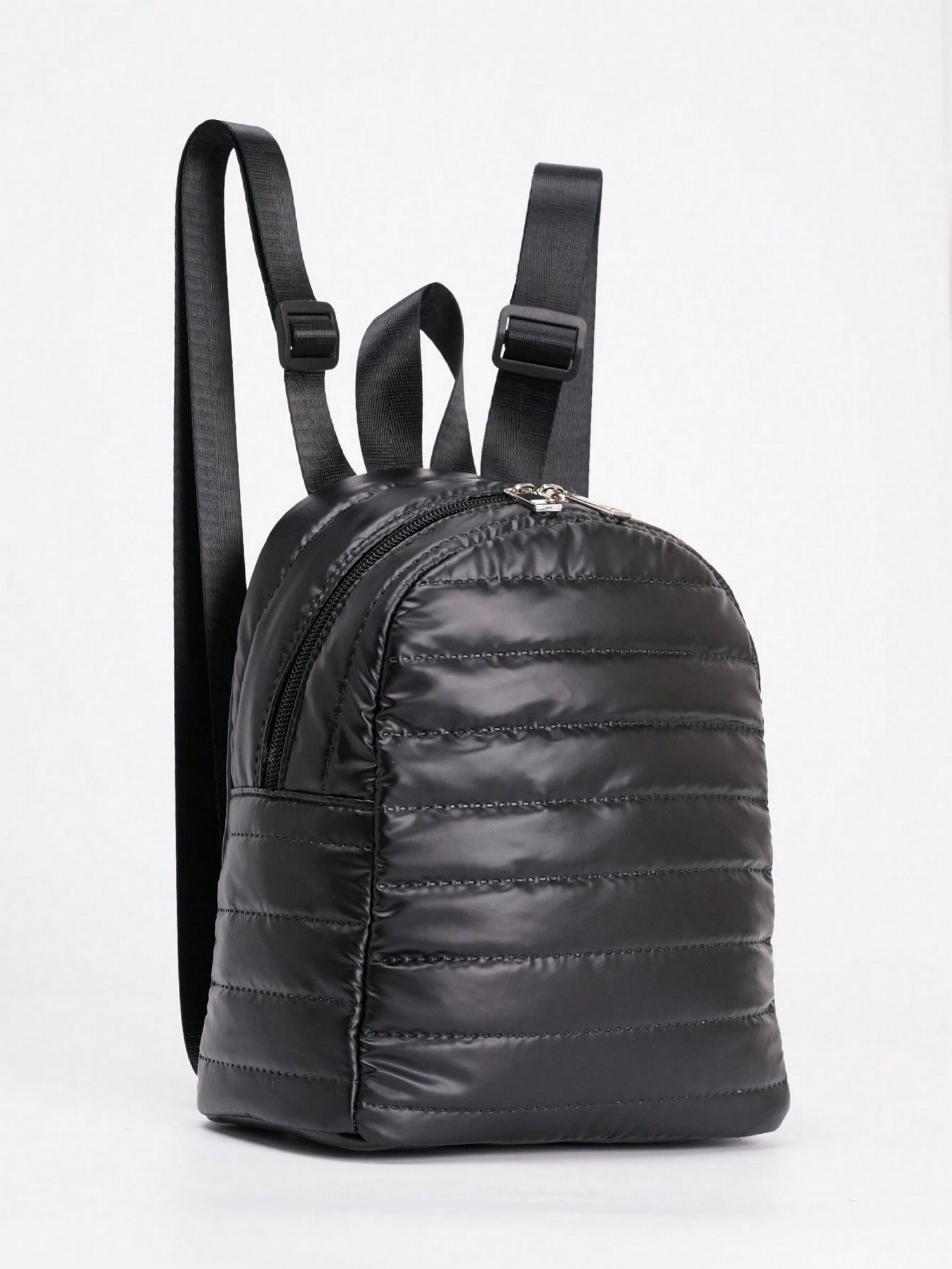 Fashionable Shiny Padded Puffer Backpack 9