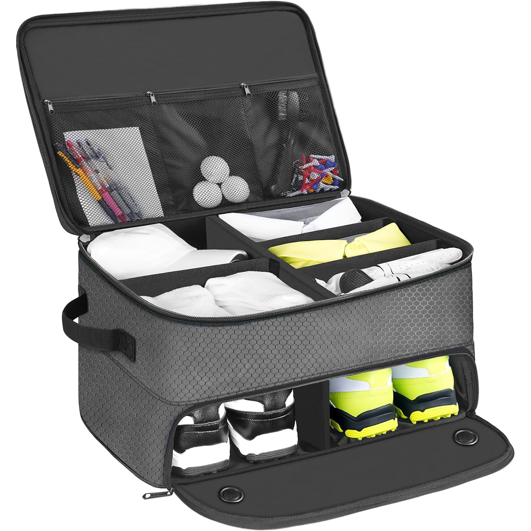 2 Layers Golf Trunk Organizer 3