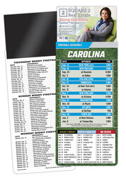 Magna-Card Business Card Magnet Football Schedules (3.5x9)