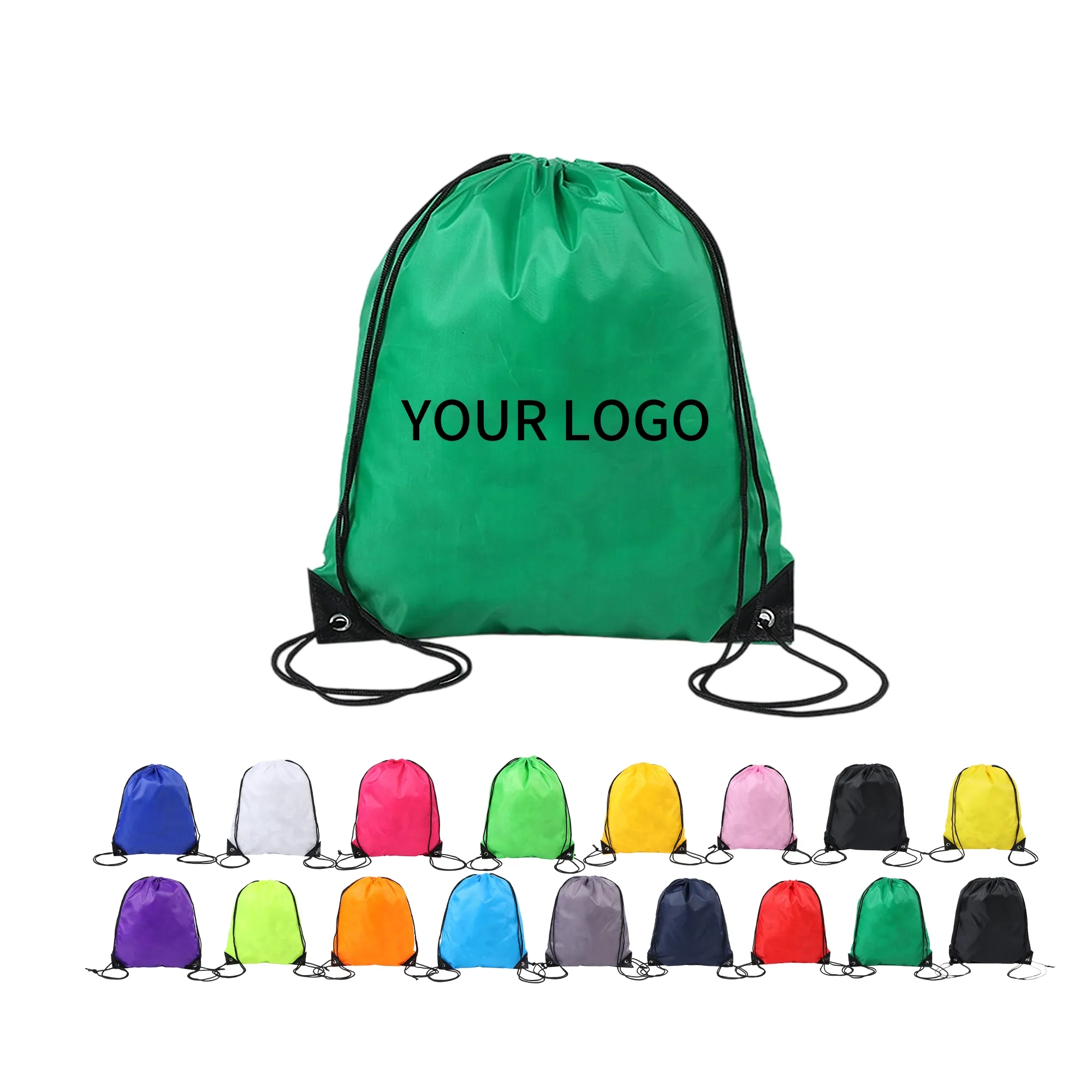 Reflective Drawstring Safety Backpack
