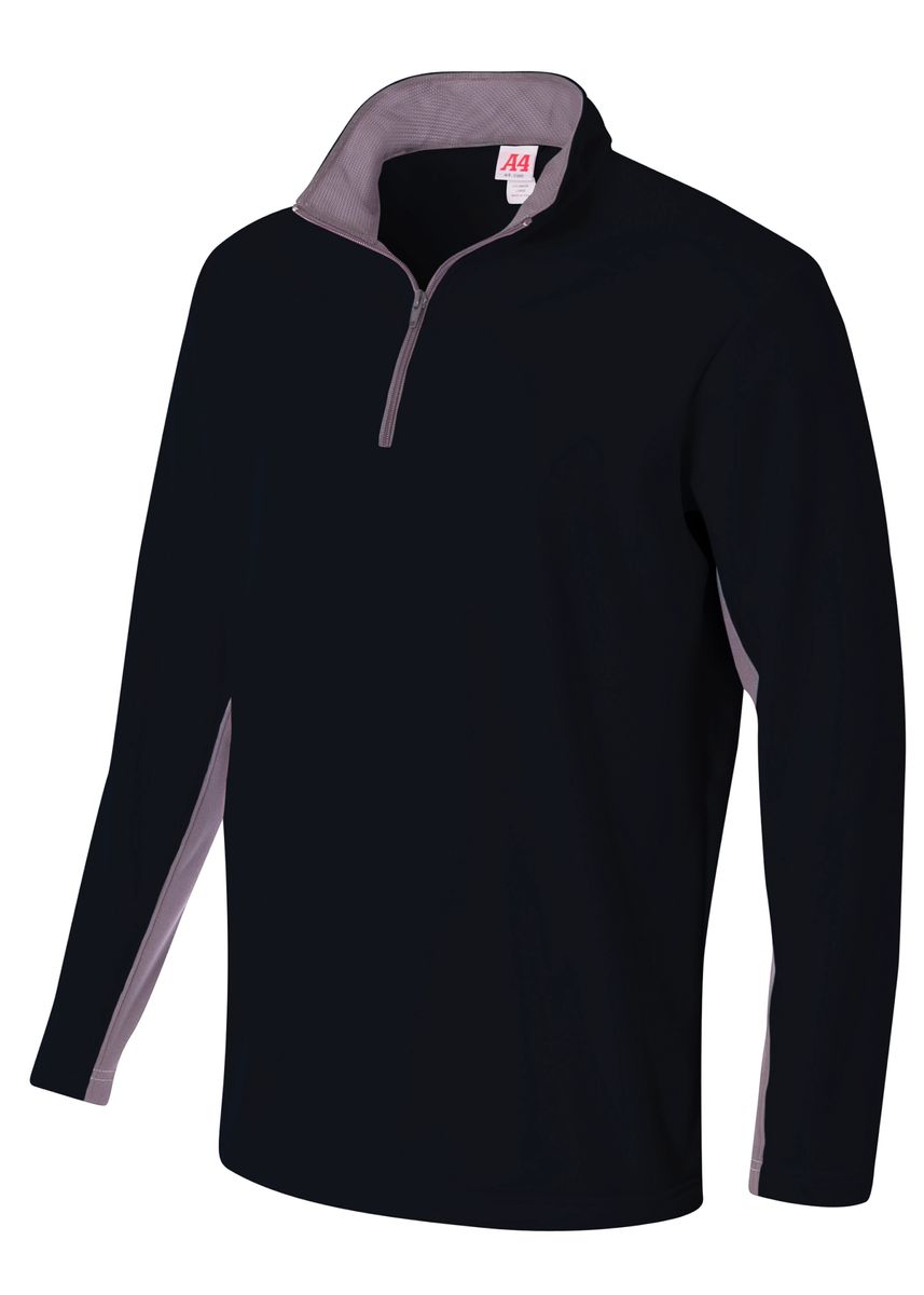 A4 1/4 Zip Color Block Fleece 6