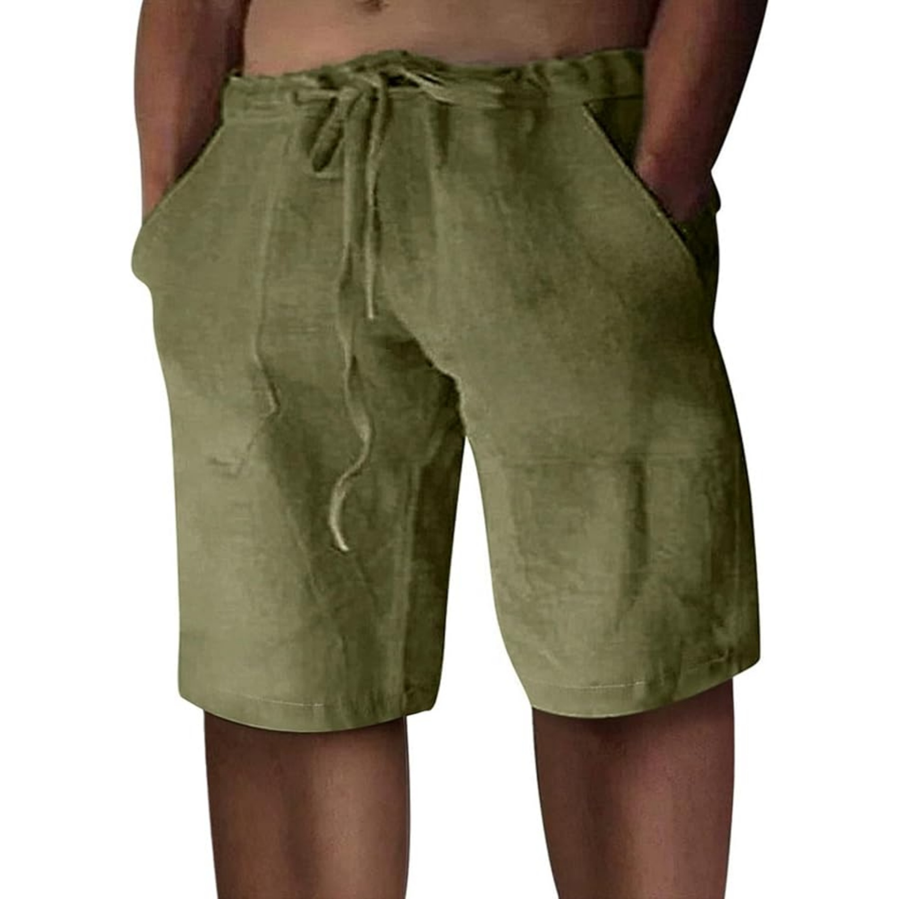 Men Linen Shorts 35