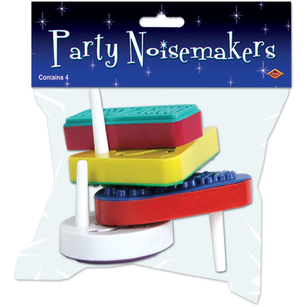 Party Noisemakers - Assorted 4 Pack 2