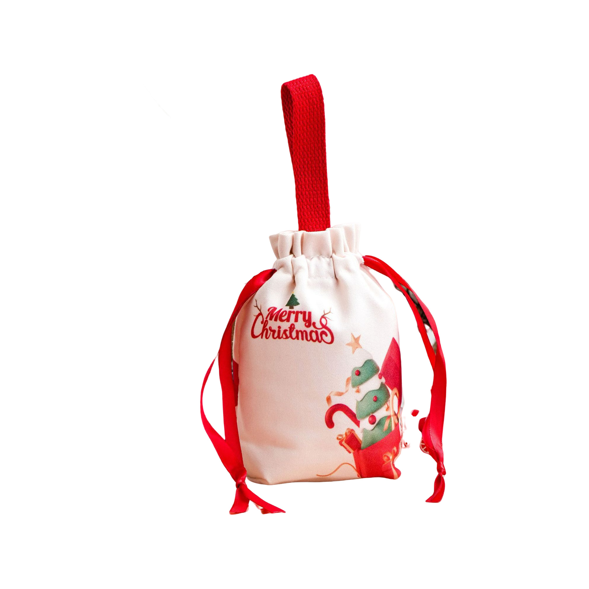 Christmas Gift Drawstring Canvas Bag 7