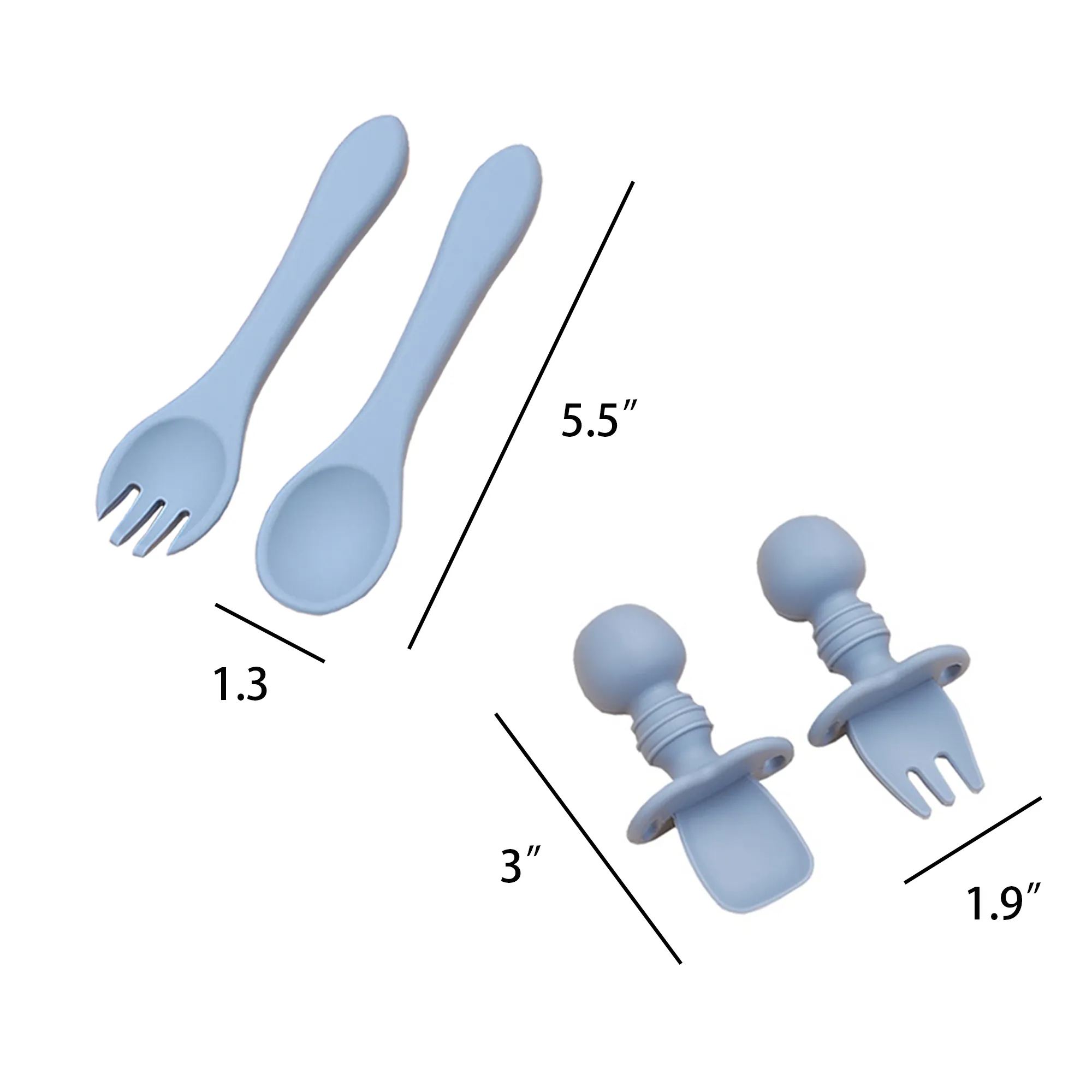 Silicone Baby Feeding Set 6