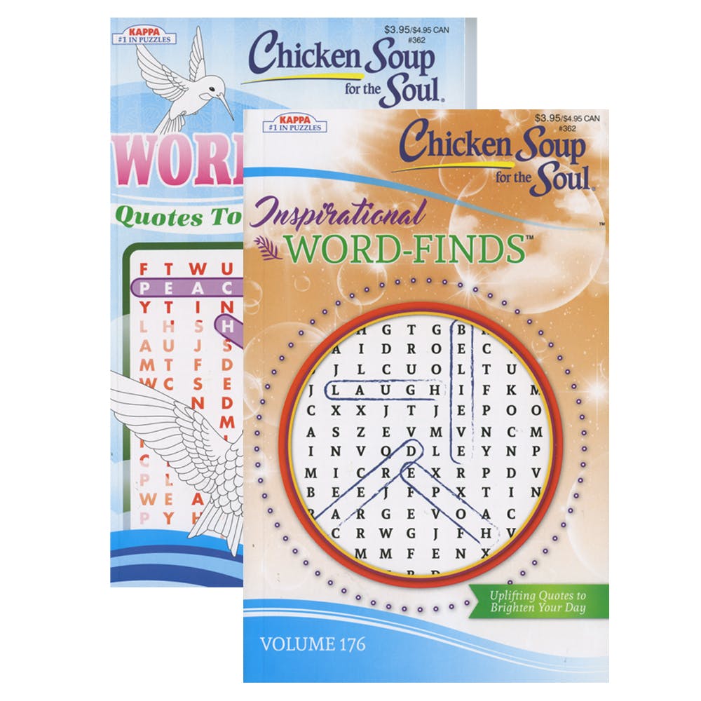 "Chicken Soup For The Soul" Word Find Puzzle Books - Digest Size Two Titles 3