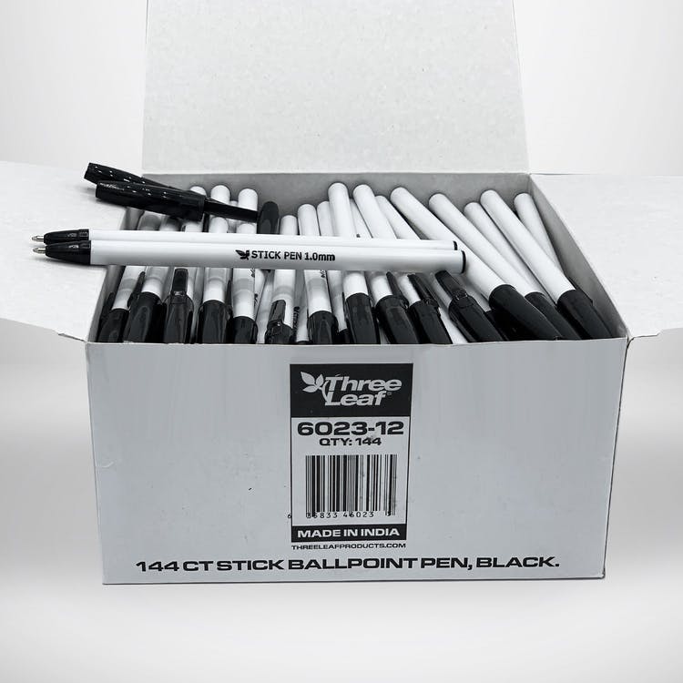 Stick Ball Point Pens - Black Ink 1728 Count 3