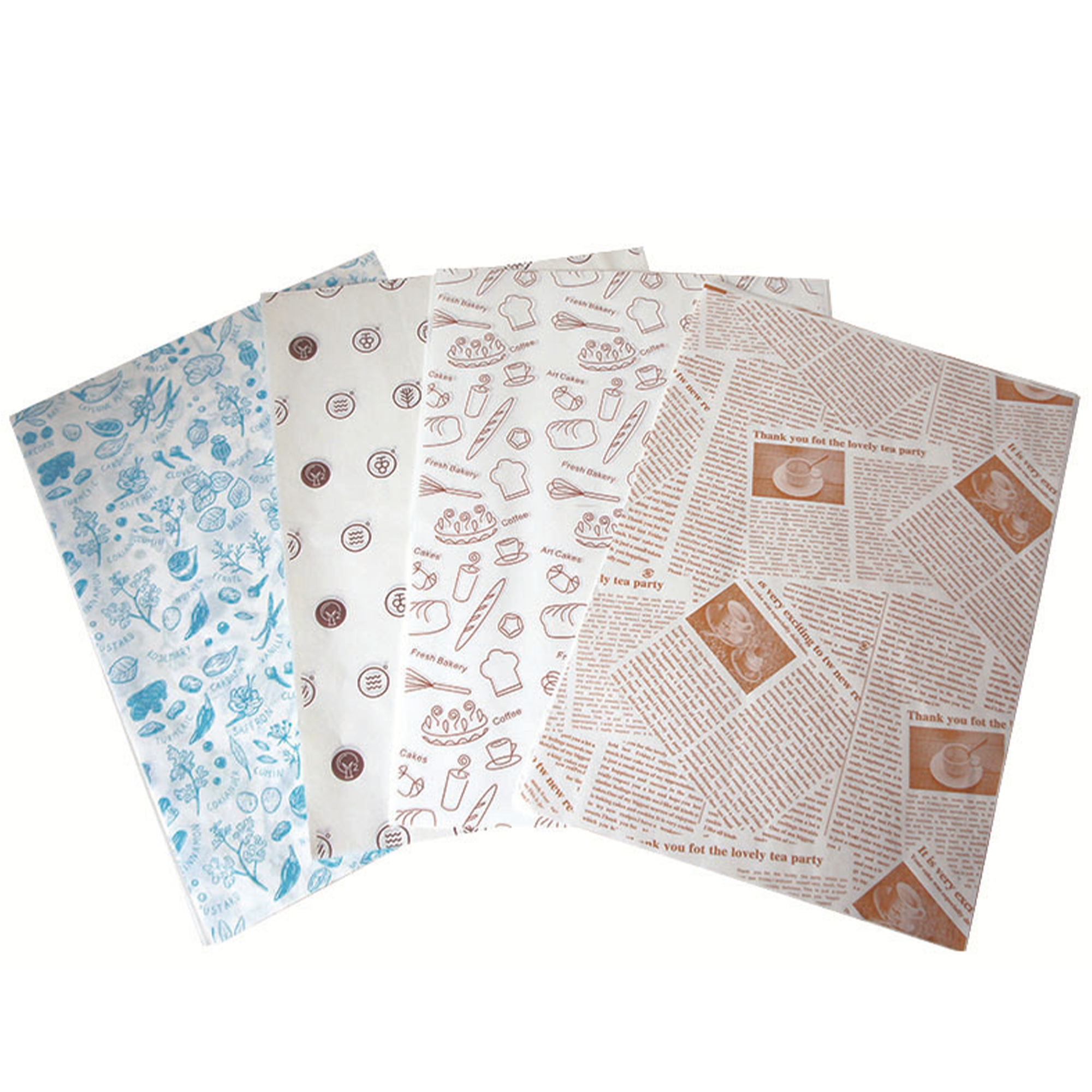 Hamburger Packaging Paper 12"x12" 5