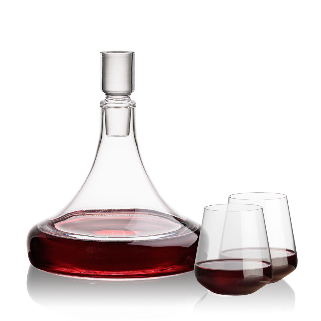 Ashby Decanter & Cannes Stemless Wine Set - Thumbnail 3
