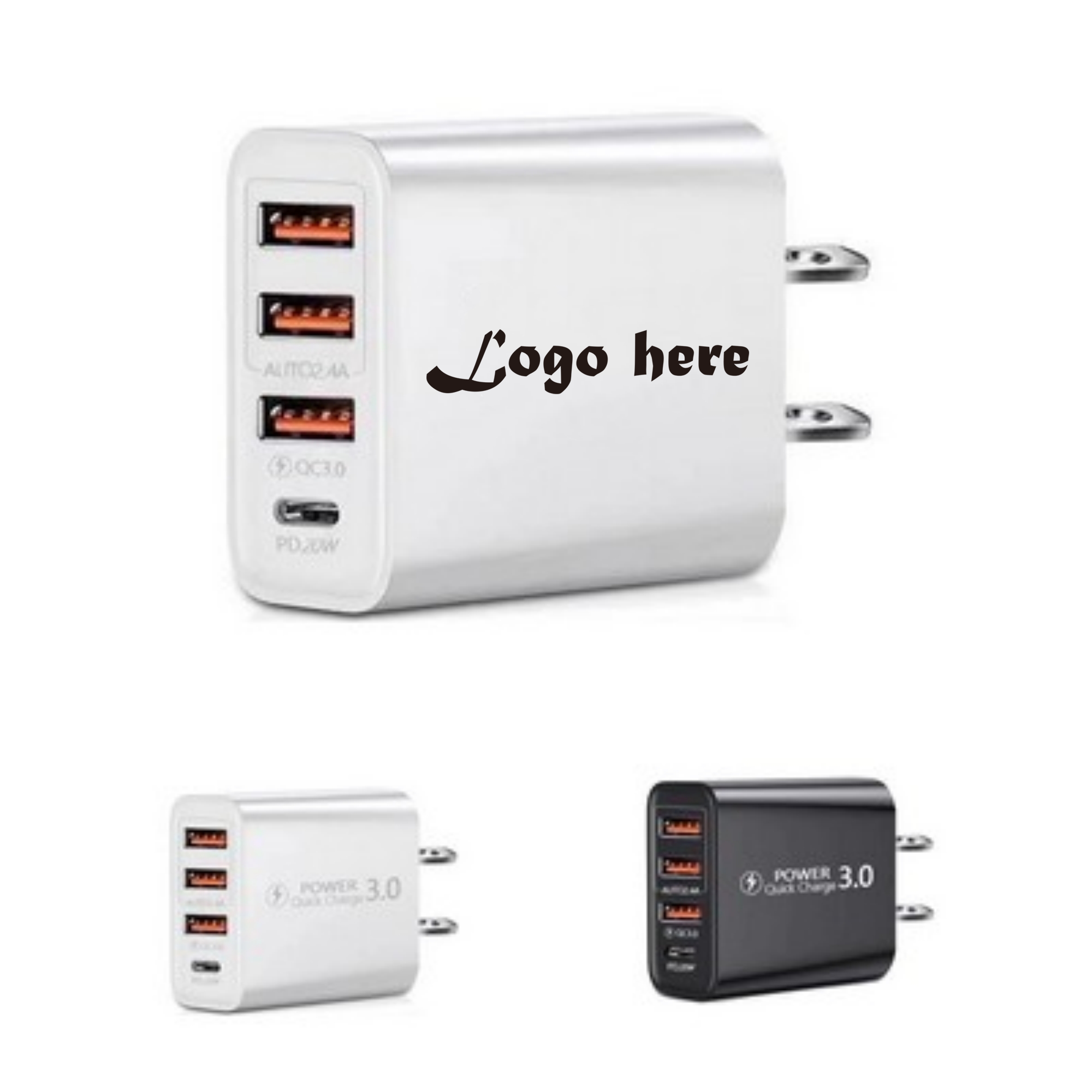 4-Port Charger Cube 3