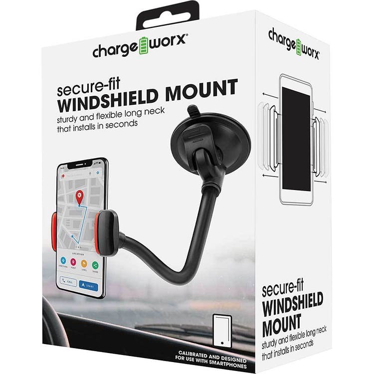 Windshield Phone Mounts - Secure-Fit Black 3