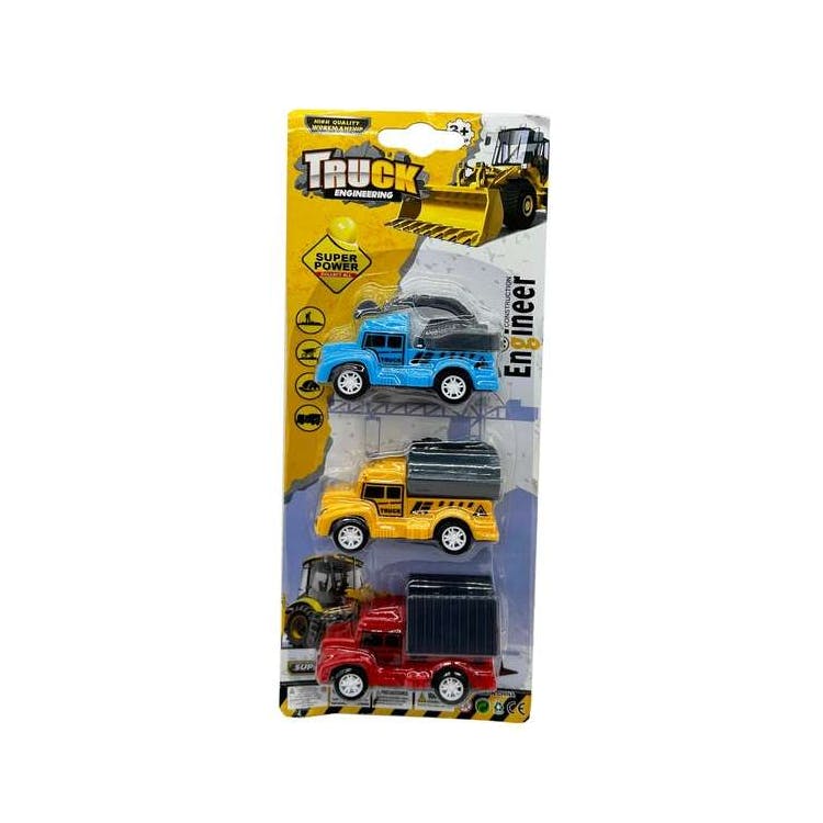 Pull-Back Construction Trucks 3 Pack 3