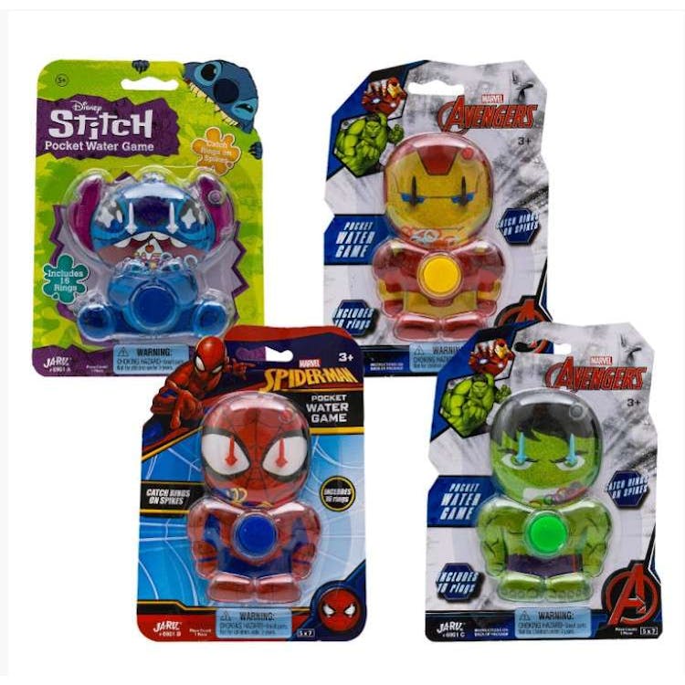 Disney and Marvel Pocket Water Game - Assorted Characters 3