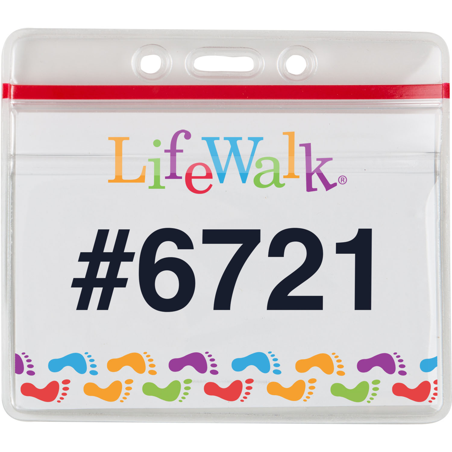 4" x 3-3/4" Vinyl Badge Pouch