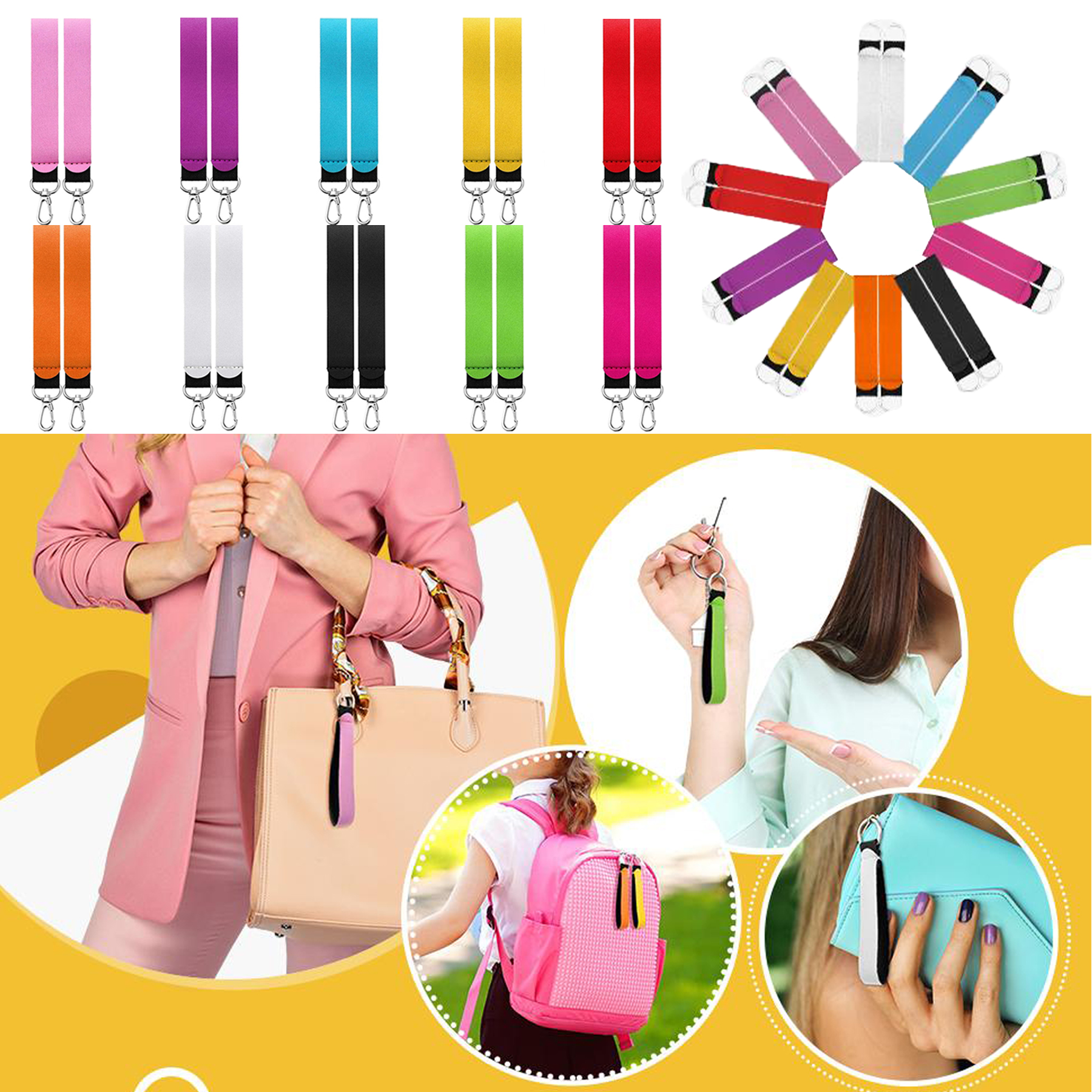 Neoprene Keychain Wristlet