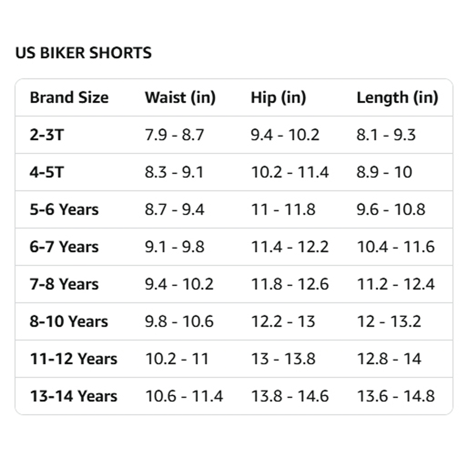 Pack Girls' Bike Shorts 9