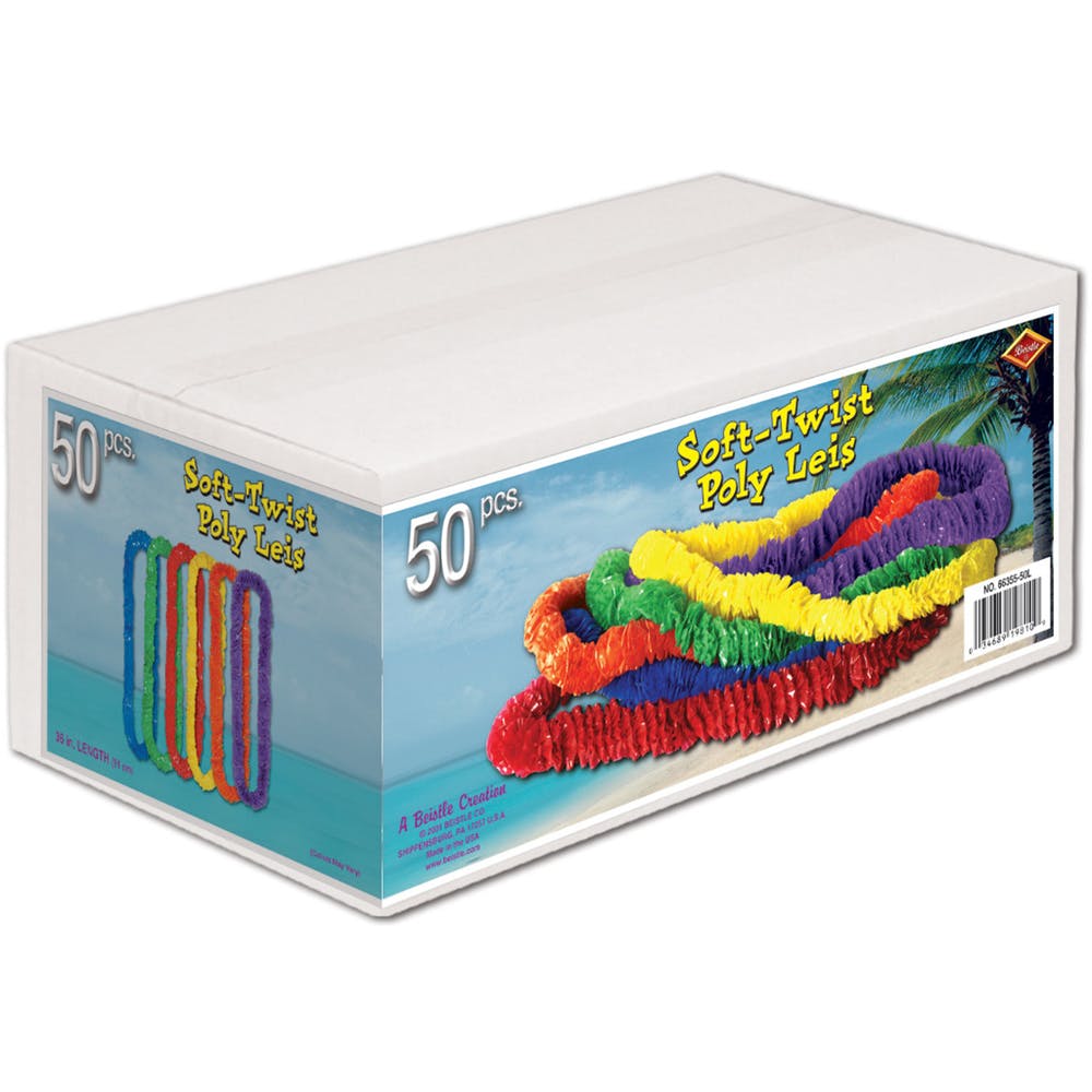 Soft-Twist Leis - Assorted 36" 50 Pk 3