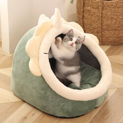 Washable Pet Bed Cave
