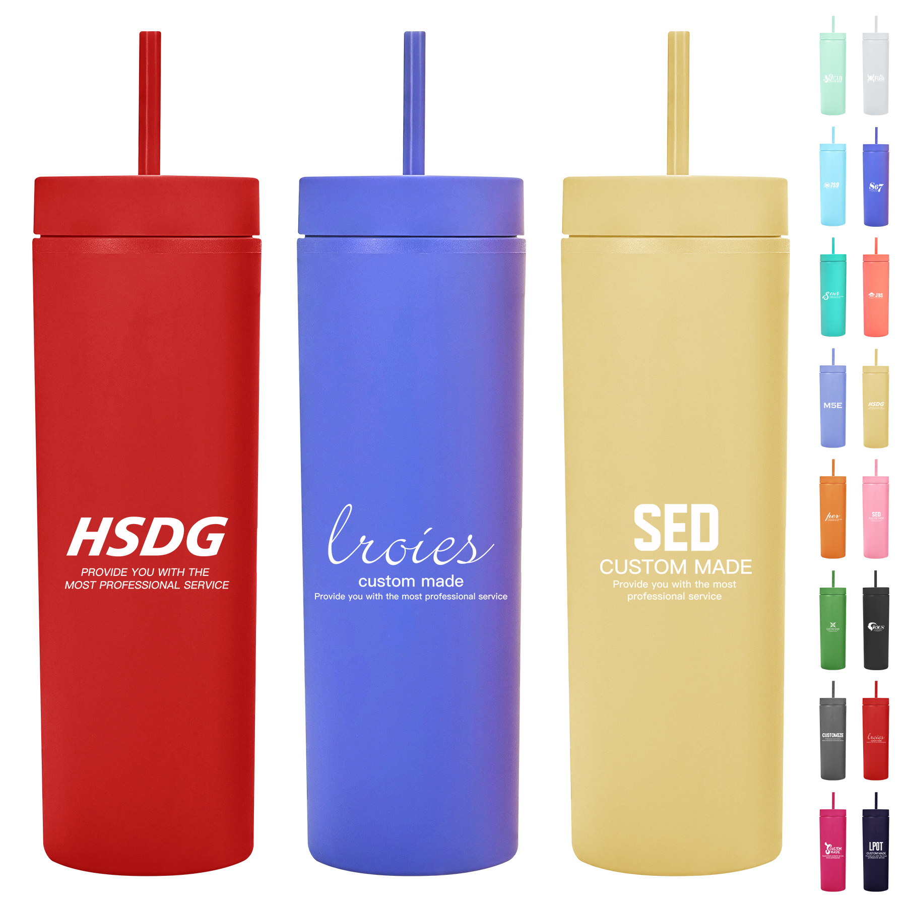 16OZ Straight Straw Cup 2