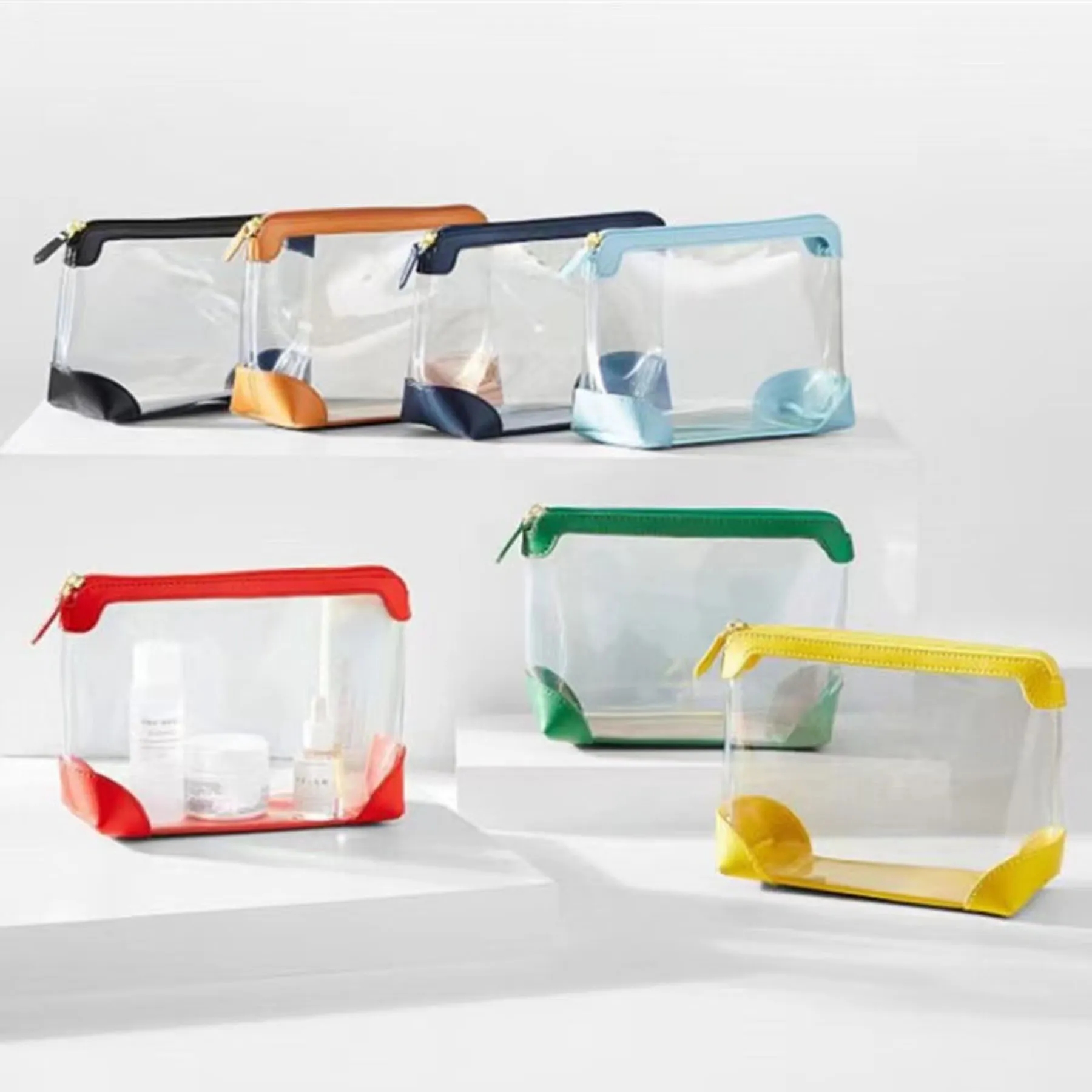 Splicing Pvc Makeup Bag 9