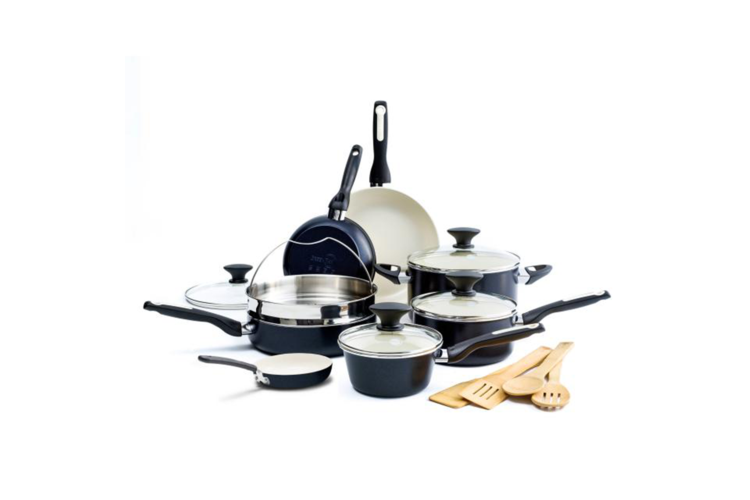 GreenPan Rio Ceramic Non-Stick 16-Piece Cookware Set 3