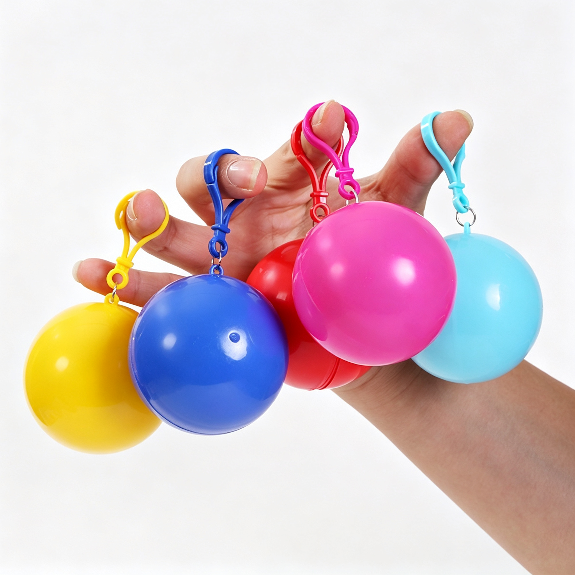 Compact Emergency Rain Poncho Ball 4