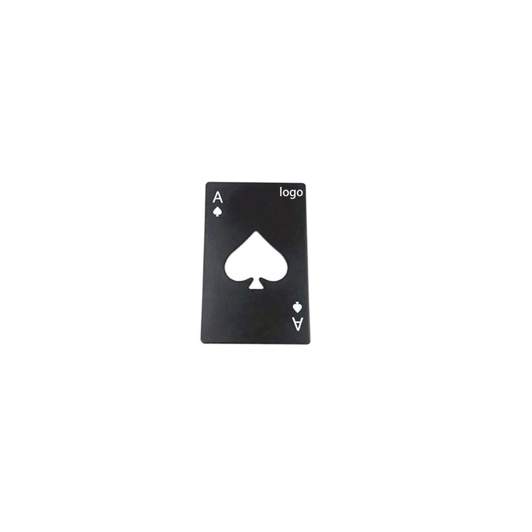 A of Spades Credit Card Bottle Opener