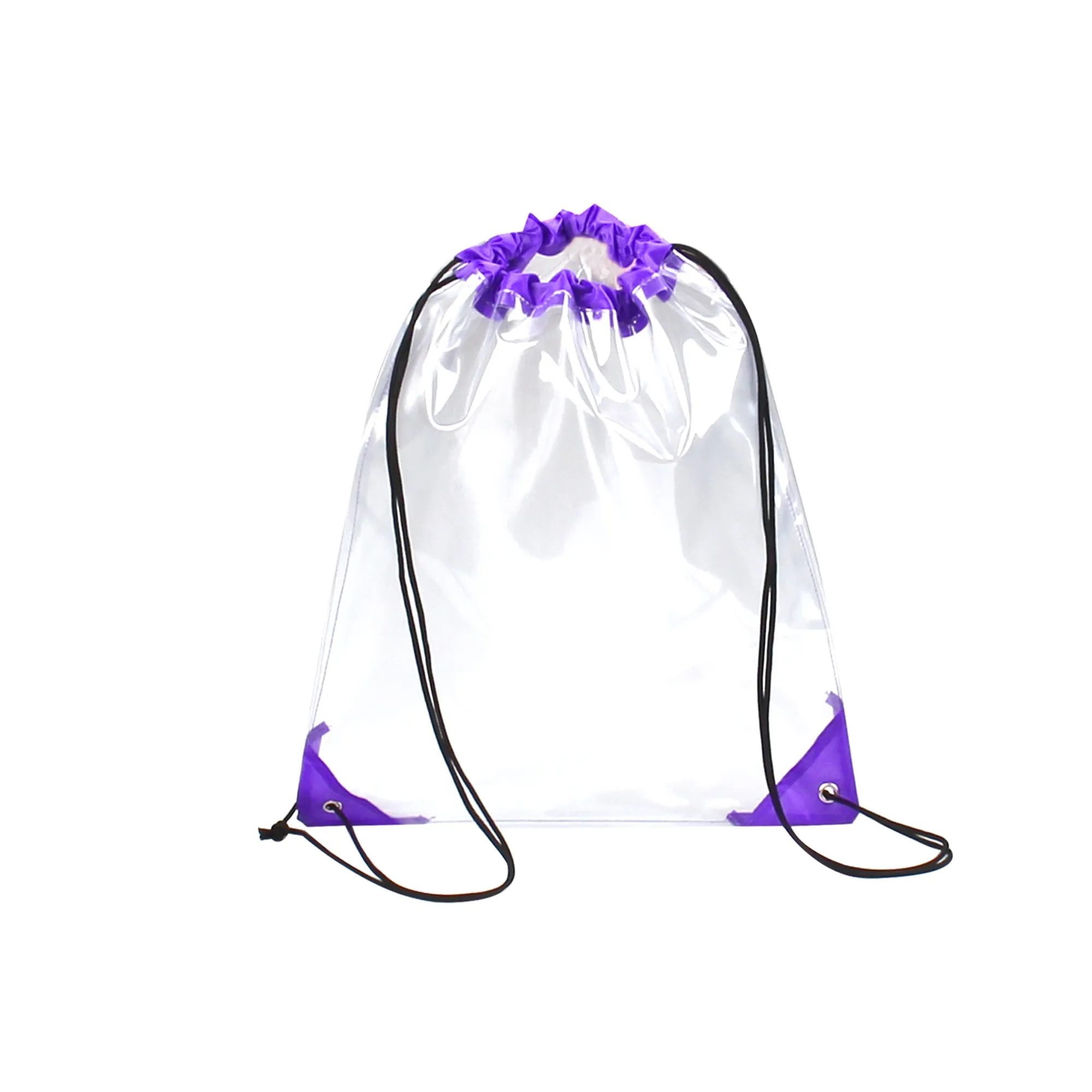 Waterproof Clear Plastic Drawstring Backpack 15