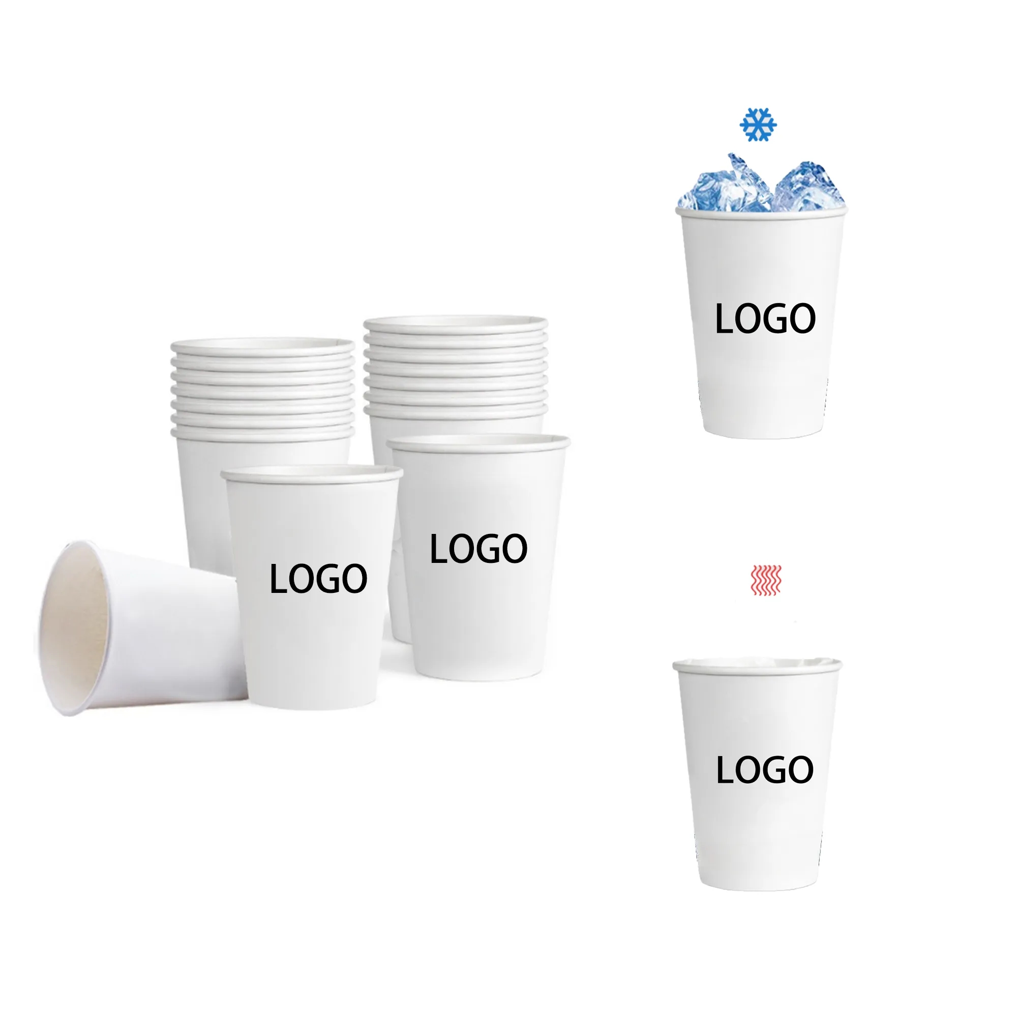 Thickened Disposable Paper Cup 7