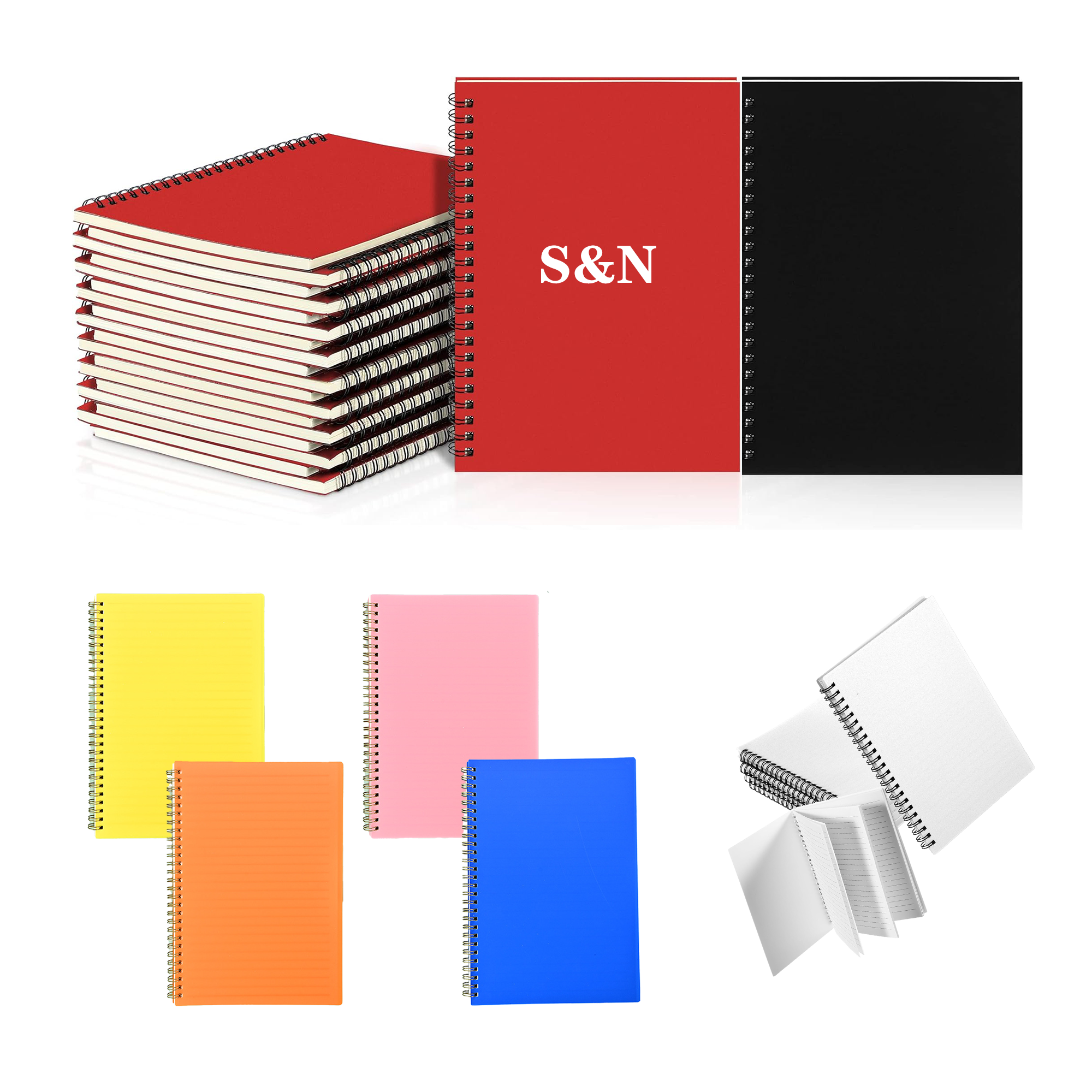 A5 Notebook Color Horizontal Line Coil Notebook 7