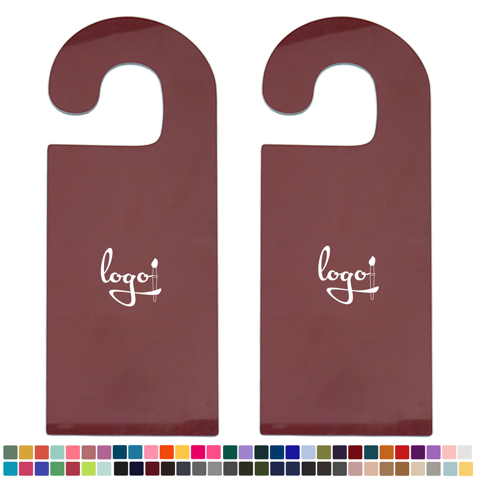 Room Door Handle Label