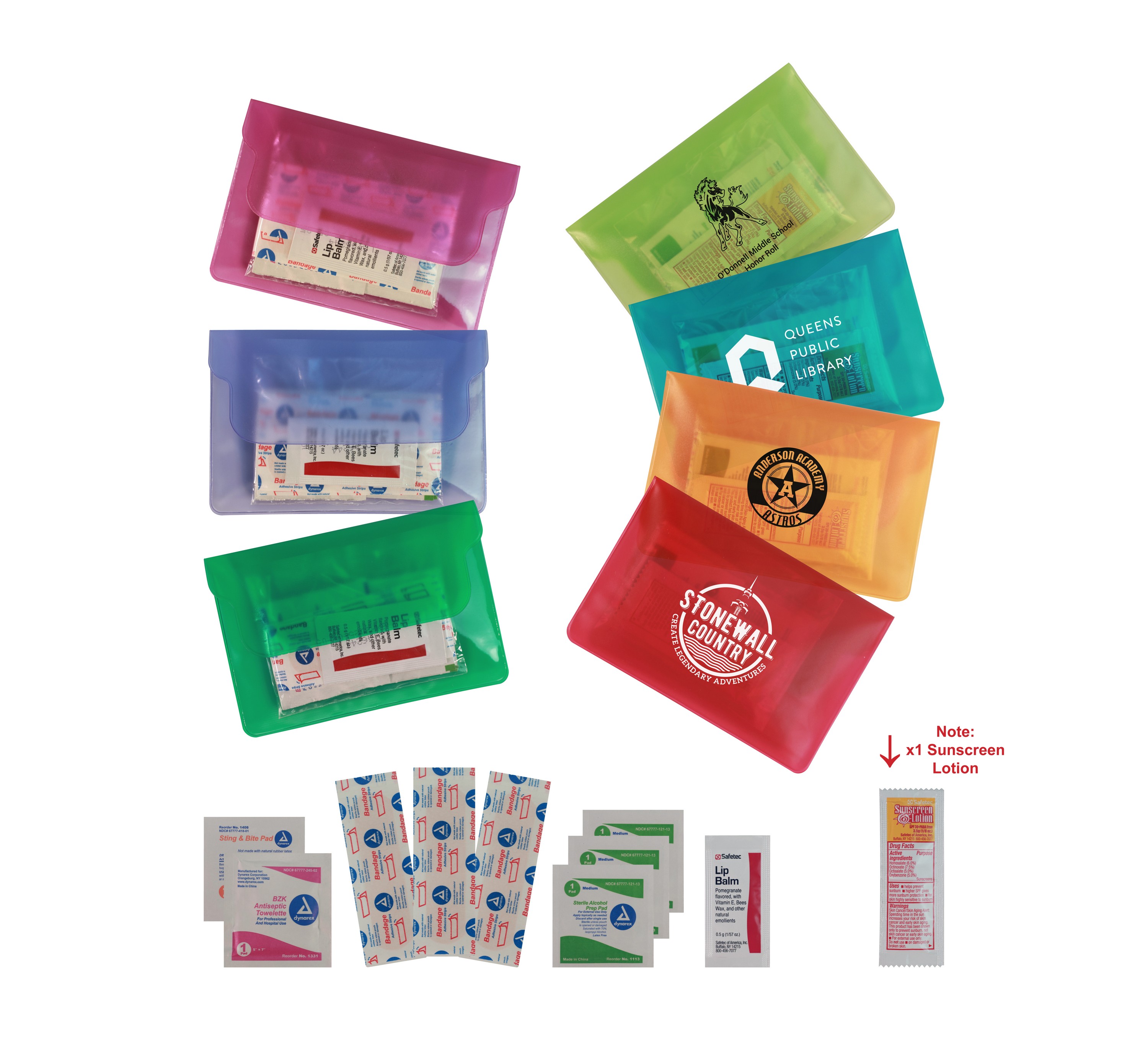Sun Care Purse in Translucent Vinyl Colors
