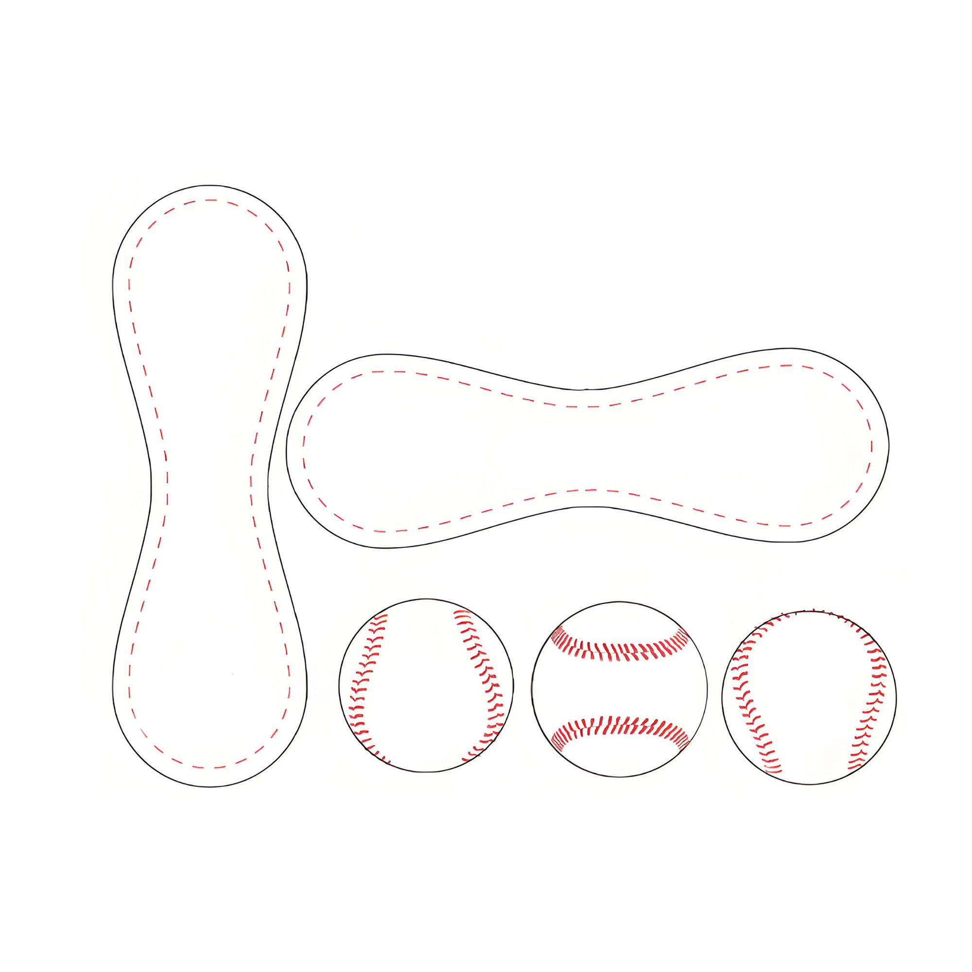 9" Rubber Baseball 5