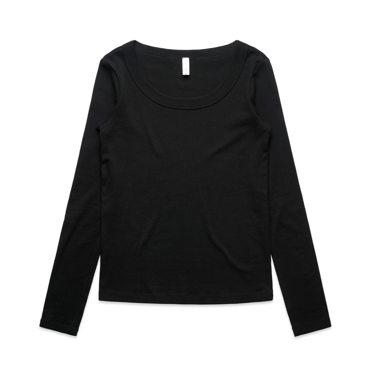 Wo's Organic Rib L/S Tee | 4075 9