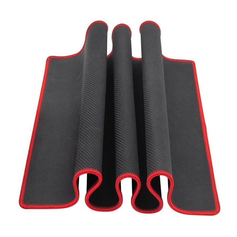 Large Game Mousepad With Stitched Edges Non Slip Base